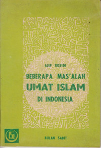 Image of Beberapa Masalah Umat Islam di Indonesia