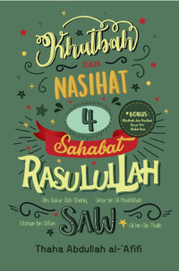 Image of Khutbah dan Nasihat 4 Sahabat Rasulullah Saw
