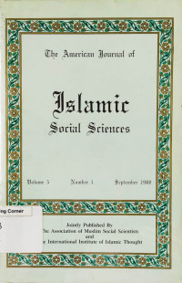 Image of The American Journal of Islamic Social Sciences Vol 5 Number 1