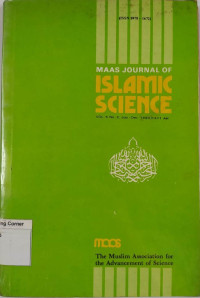 Image of Maas Journal Of Islamic Science
