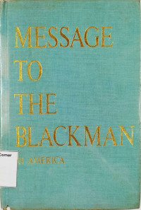 Image of Message To The Blackman in America