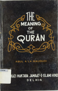 Image of The Meaning of The Quran