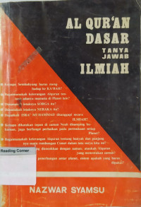 Image of al-Qur'an Dasar; Tanya Jawab Ilmiah
