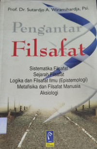 Image of Pengantar Filsafat
